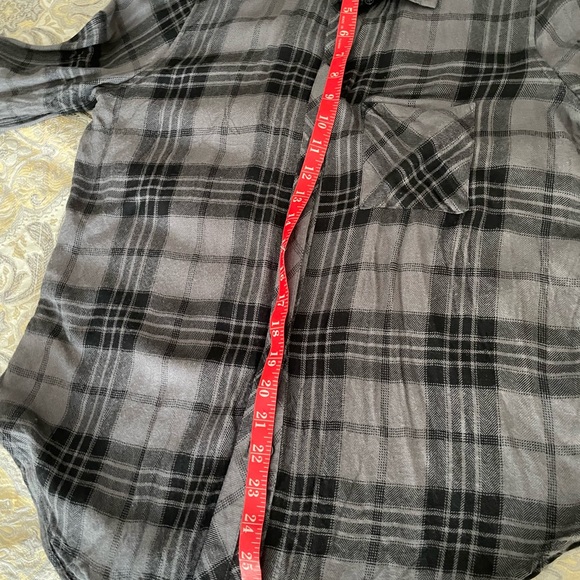 Rails Hunter button down shirt, charcoal jet - Picture 10 of 13